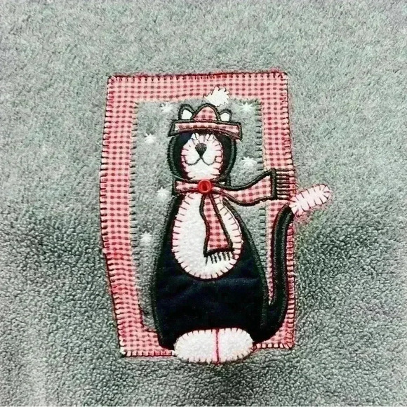 AVALON Womens Cat & Mouse Christmas Sweater Sz
M Gray - Picture 6 of 12
